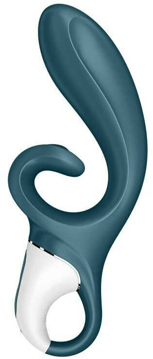 Вибратор с двойной стимуляцией Satisfyer Hug Me Grayblue