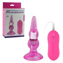 Анальная вибропробка Anal Pleasure 12см