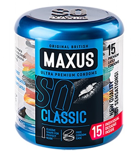 Презервативы  MAXUS Classic №15 