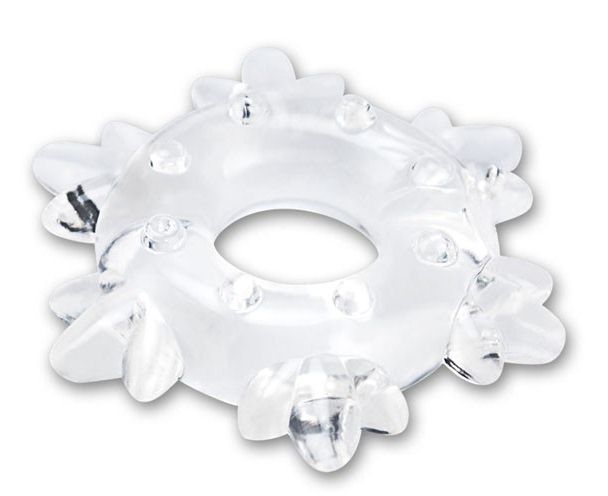 Прозрачное эрекционное кольцо Snowflake