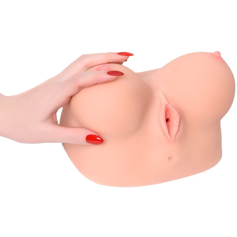 Мастурбатор грудь с вибрацией и ротацией Juliana Breast