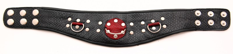 Ошейник с клепками кожа