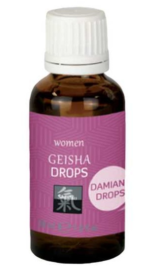 Капли возбуждающие женские Geisha Drops Shiatsu 30ml