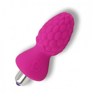 Анальный вибромассажер Rocks Off Ass-Berries Raspberry Pink