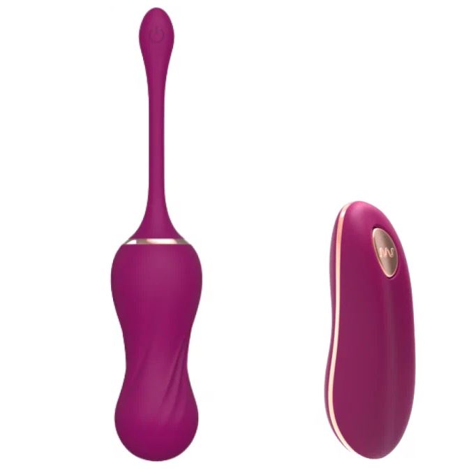 Силиконовые вагинальные шарики Anasteisha с вибрацией и пультом управления 