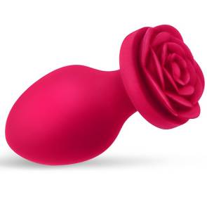 Анальная пробочка Красная роза 