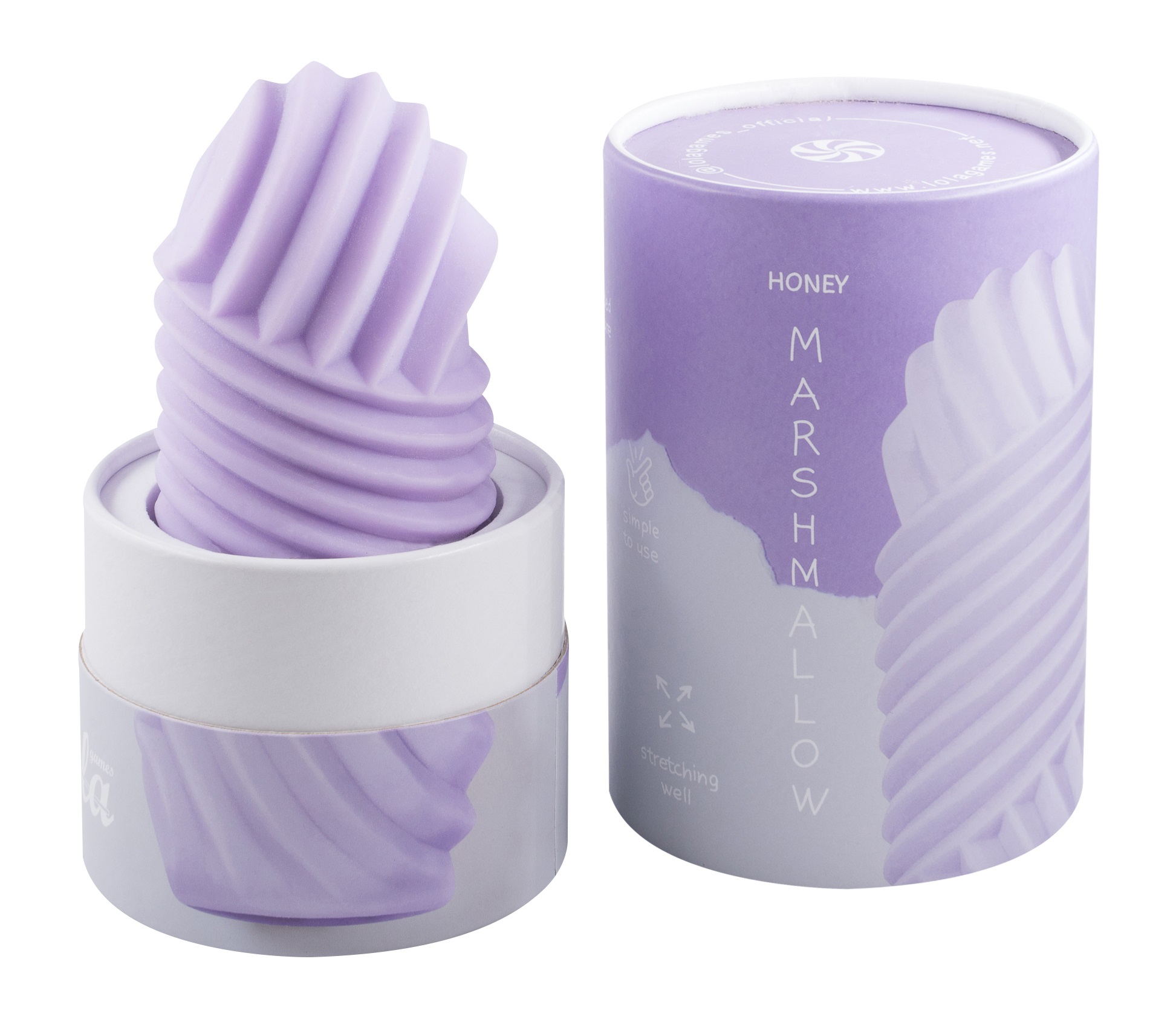 Двухсторонний мастурбатор Marshmallow  Honey