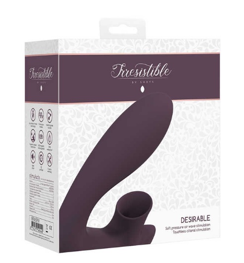 Двойной  вибромассажер Irresistible Desirable Purple