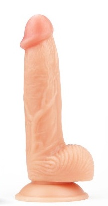 Фаллоимитатор реалистик с мошонкой Flesh