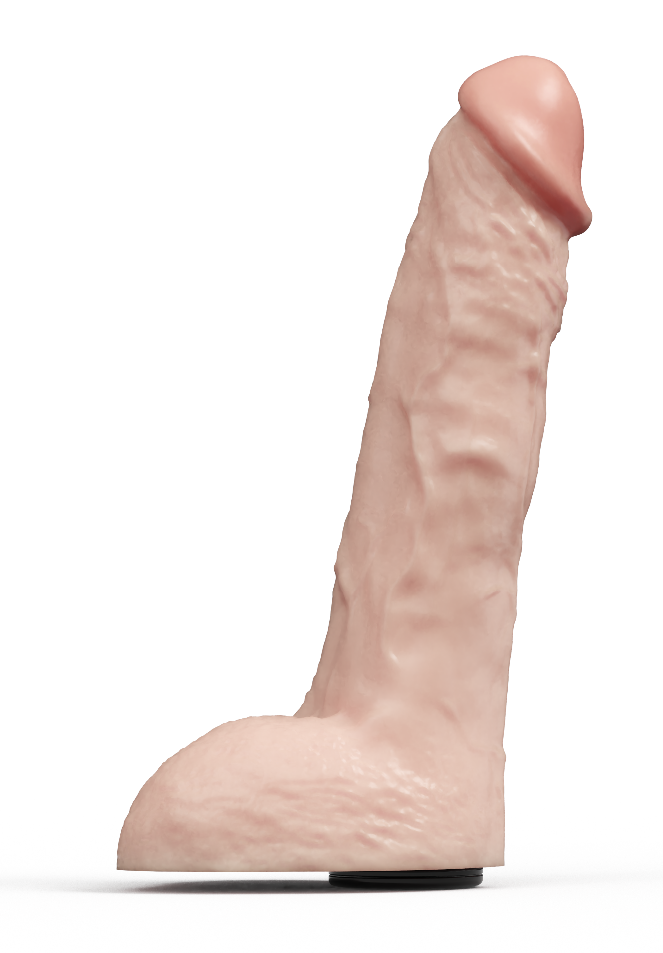 Реалистичная насадка для страпона с вибрацией