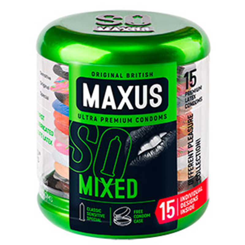 Презервативы ассорти MAXUS Mixed №15