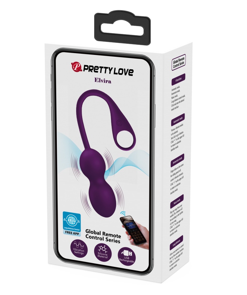 Виброшарики с пультом Эльвира