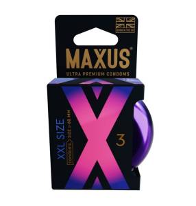 Презервативы увеличенные MAXUS XXL №3 