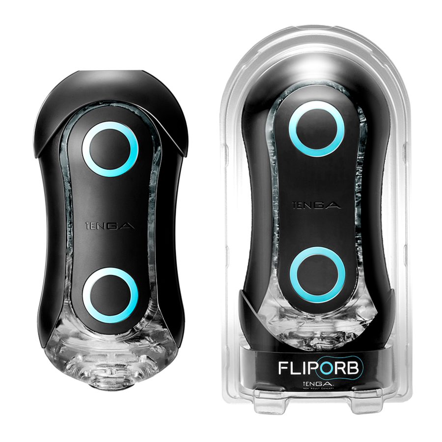 Мастурбатор TENGA  Flip ORB синий