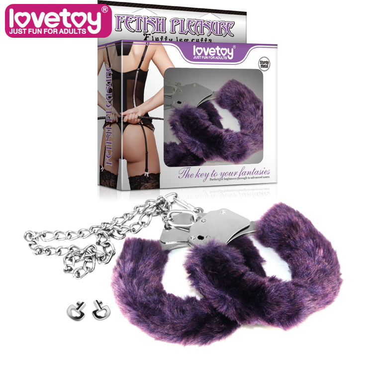 Наручники с длинной цепочкой Purple