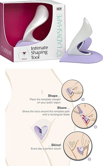Стайлер  для интимной стрижки Ladyshape Heart