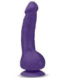 Фиолетовый супер реалистичный вибратор Gvibe Greal  