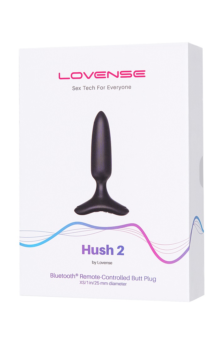 Анальная пробка LOVENSE Hush 2 силиконовая 2,5 см