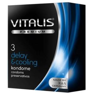 Презервативы VITALIS продлевающие 3шт 