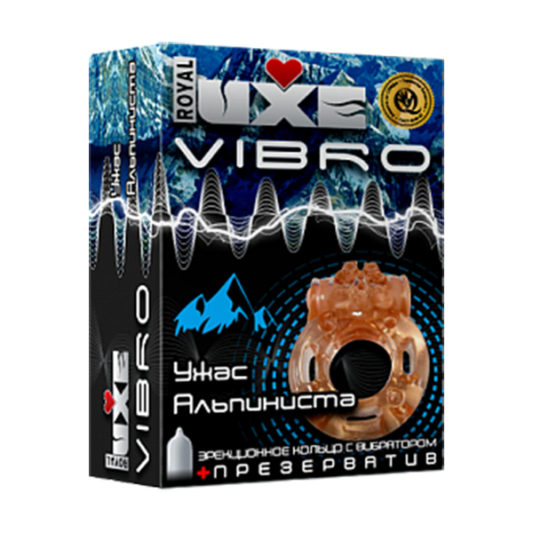 Презерватив и виброкольцо Luxe Vibro Ужас Альпиниста