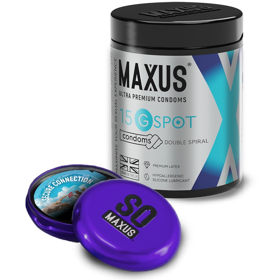 Презервативы MAXUS двойная спираль G Spot №15