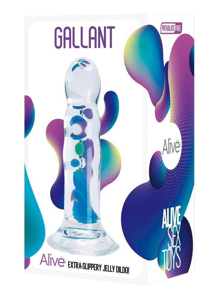 Фаллоимитатор прозрачный Gallant Jelly Dildo