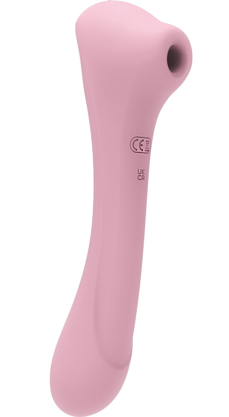 Двухсторонний вакуумный стимулятор Дейзи розовый