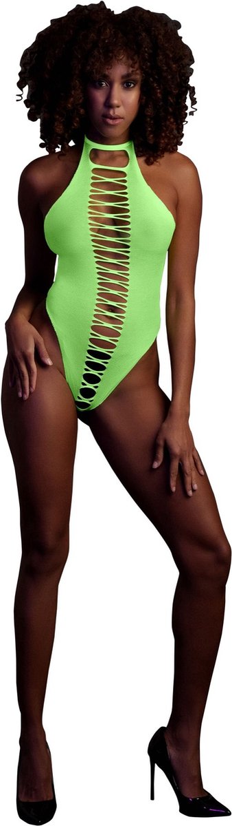 Секси боди Neon Green XS/XL