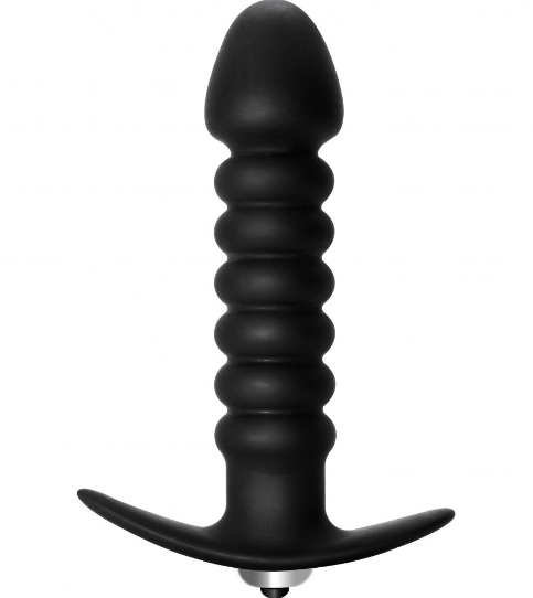 Анальная пробка свибрацией Twisted Black