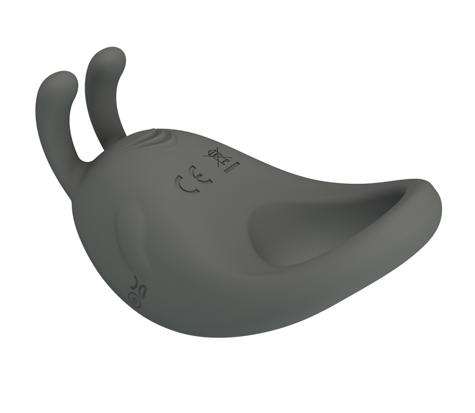 Эрекционное кольцо перезаряжаемое, с ушками, 7 режимов вибрации