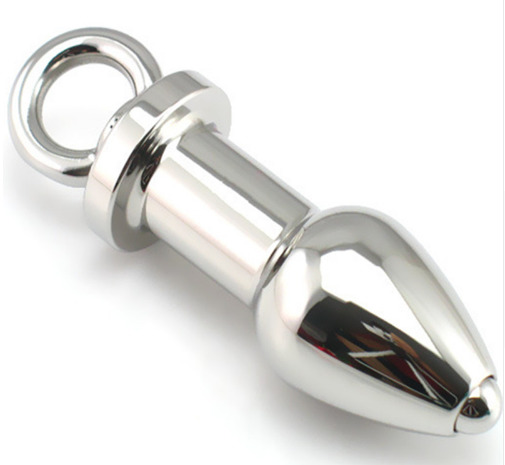 Анальная пробка металл 2 в 1