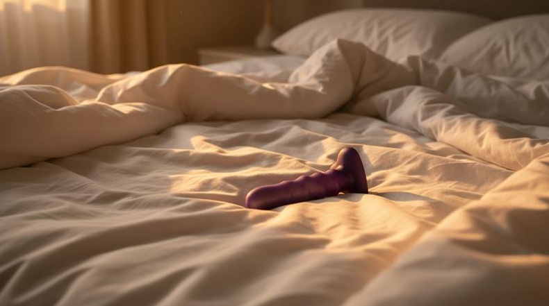 Нереалистичный дилдо 15,5см Единорог фиолетовый