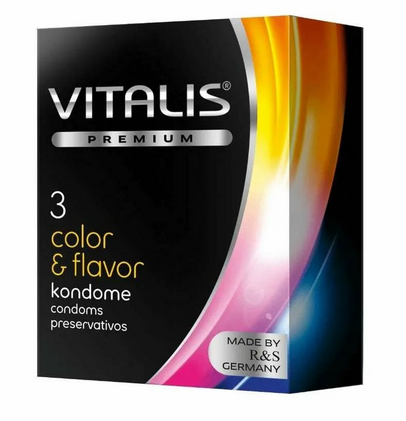 Презервативы VITALIS premium №3 Color