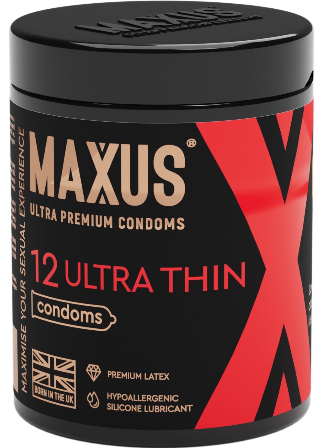 Презервативы  ультратонкие MAXUS №12 X-Edition