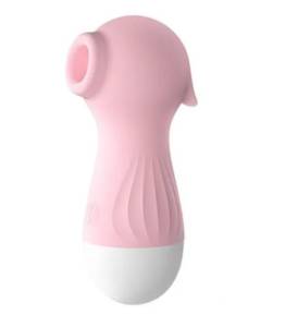 Вакуумный мини стимулятор клитора розовый 