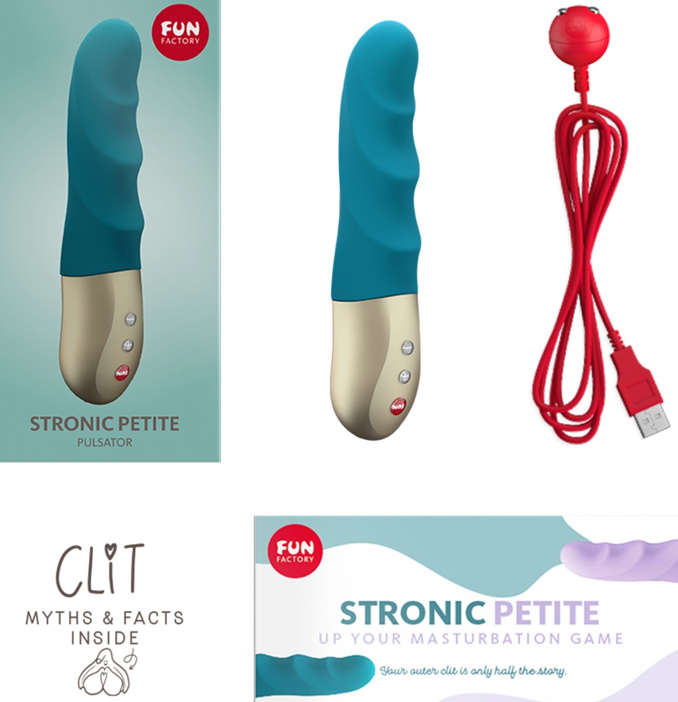 Пульсатор Fun Factory Stronic Petite бирюзовый