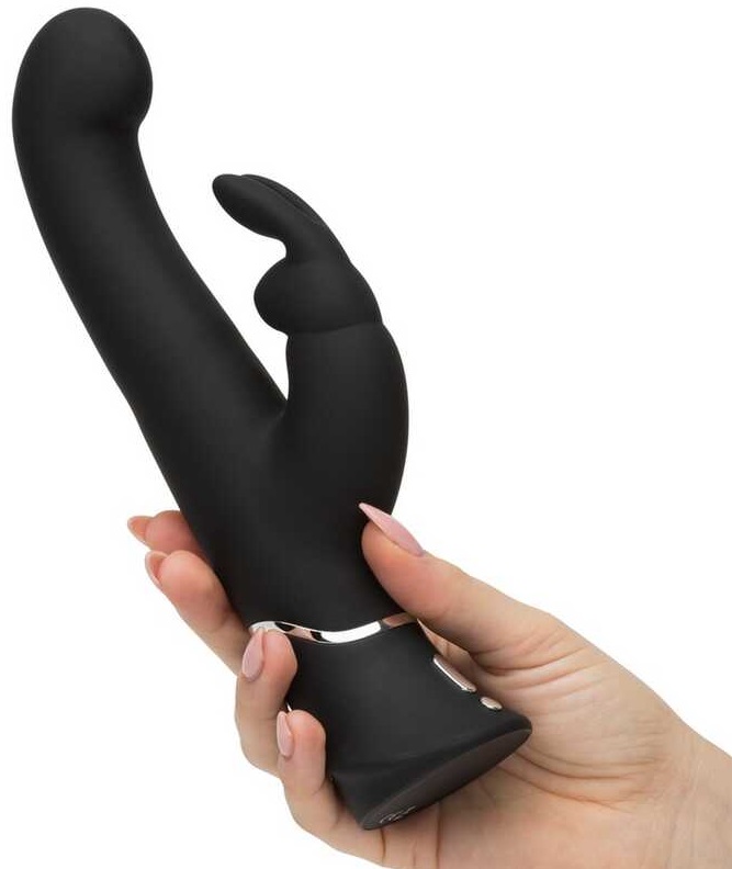 Вибратор с фрикциями для G-точки  Stroker black