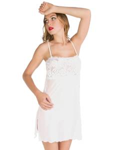 Прозрачная белая комбинация Julia 42-44 