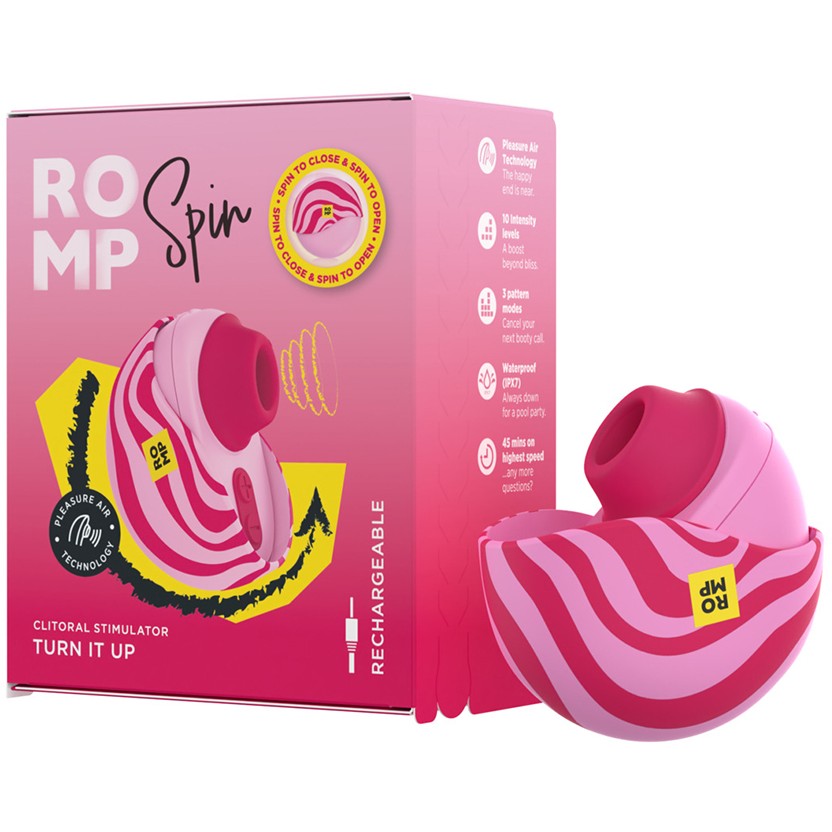Яркий клиторальный стимулятор Romp Spin