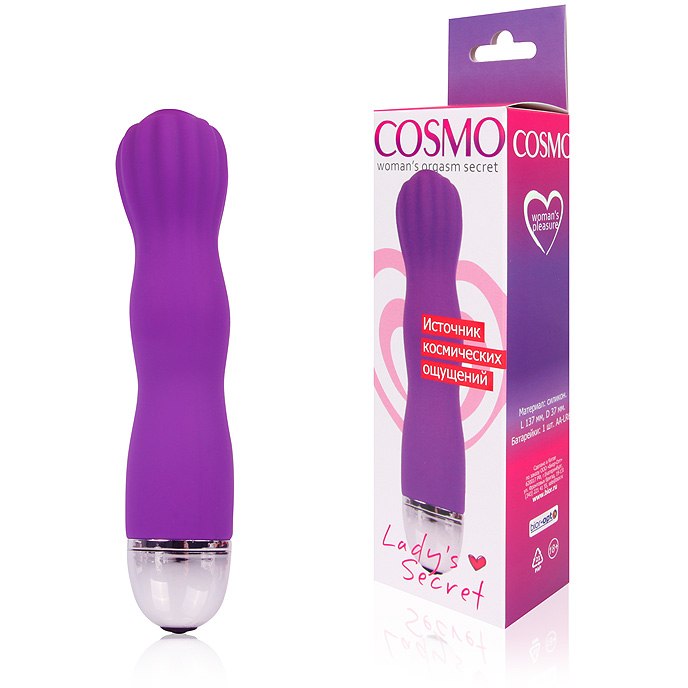 Фиолетовый вибромассажер 20 режимов
