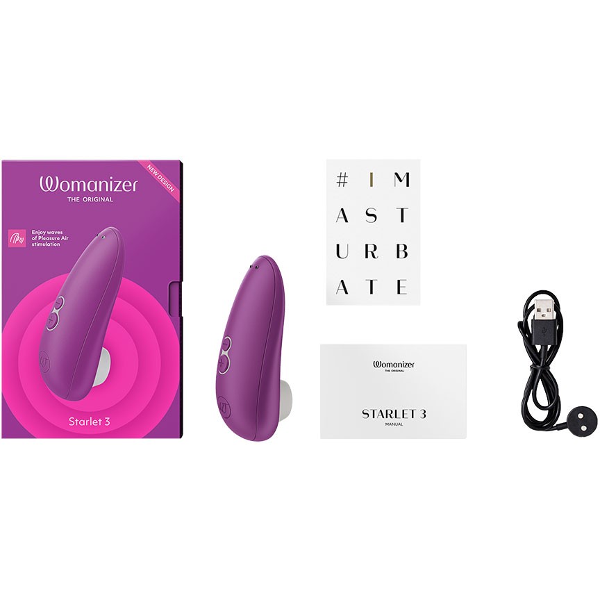 Клиторальный стимулятор Womanizer Starlet 3 фиолетовый