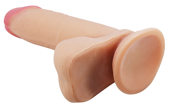 Реалистичный фаллос с подвижной кожей Greel