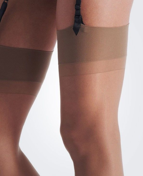 Чулки под пояс телесные S