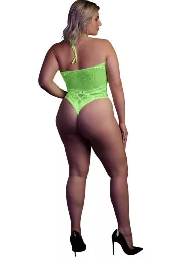 Шикарный боди Neon Green  XL/XXXXL