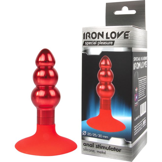 Втулка анальная красная 