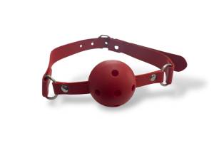 Кляп красный на ремешке 