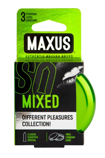 Презервативы ассорти  MAXUS Mixed №3