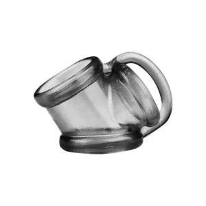 Эрекционное кольцо с дополнительным подхватом мошонки силиконовое  