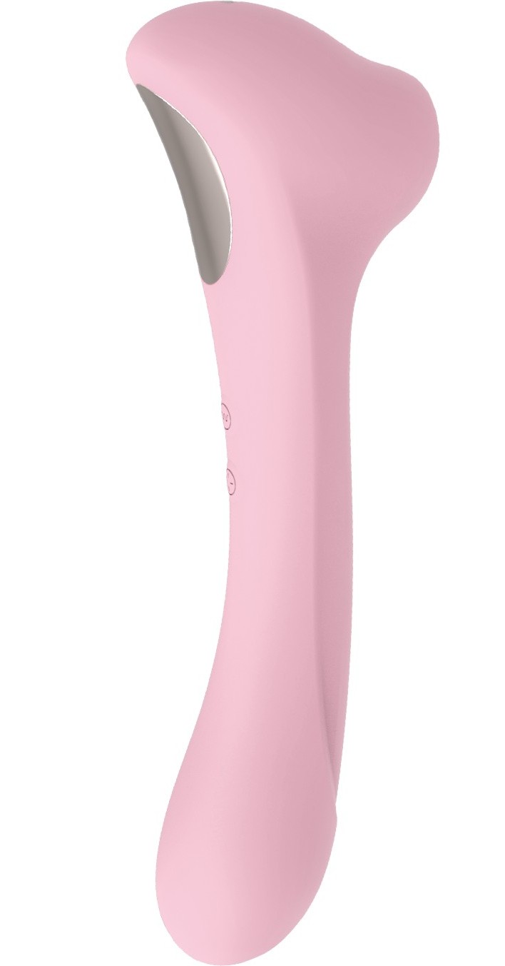 Двухсторонний вакуумный стимулятор Дейзи розовый