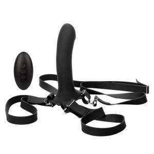 Страпон с вибрацией REMOTE RUMBLER 